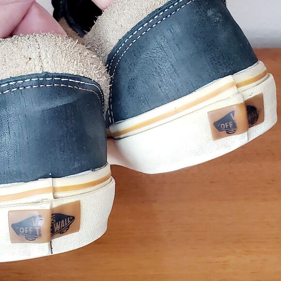 Van's California SK8-Low Brown Suede Black Leather Sneakers Shoes Mens SZ 11.5 - Picture 11 of 12